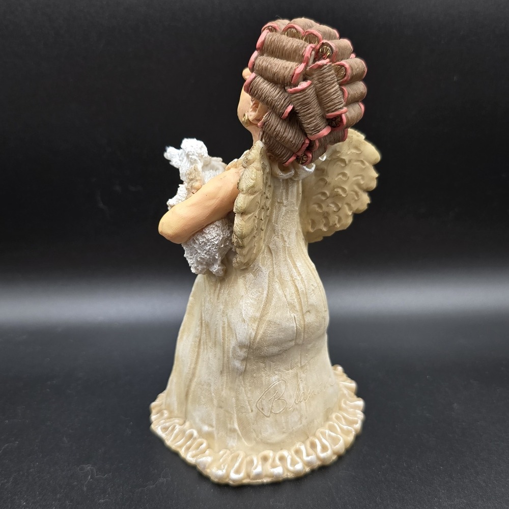 Guardian Grannies Blanche Hairdresser Angel w Winged Poodle Figurine - Picture 4 of 10